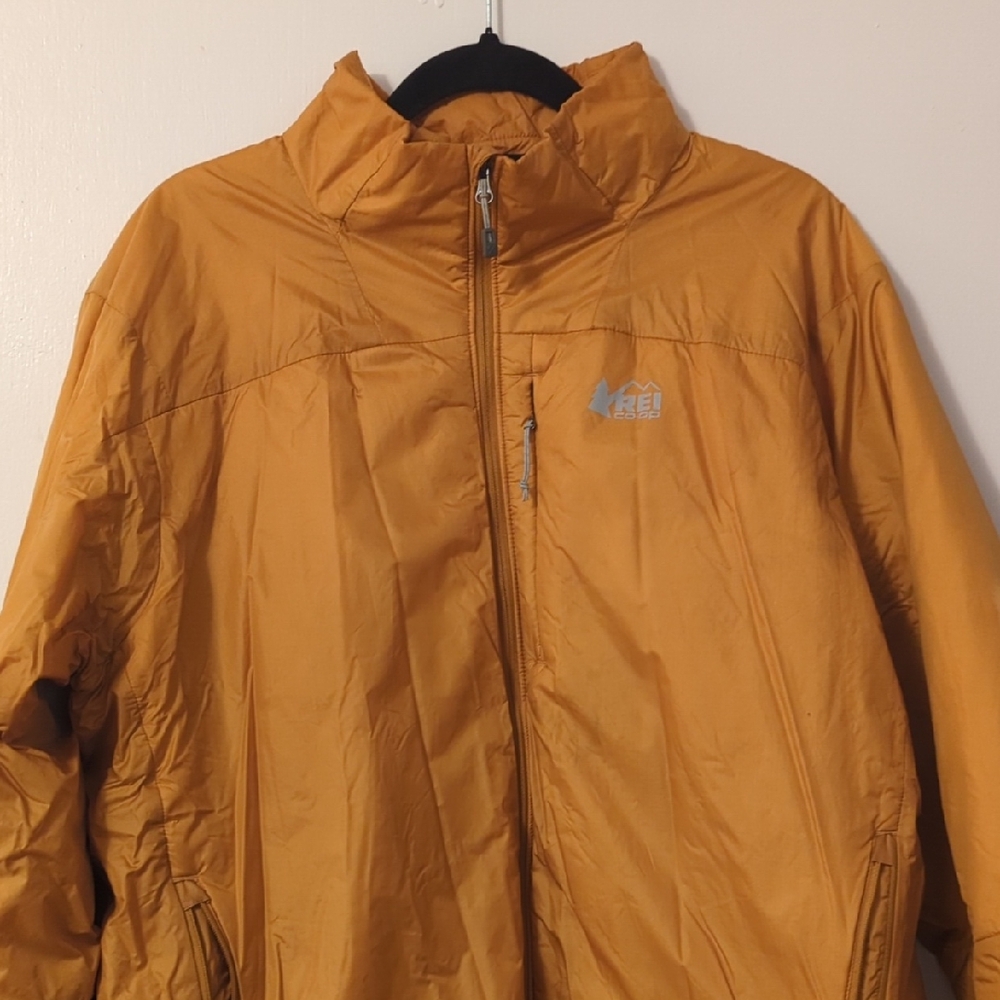 REI Co-op Men's Primaloft Puffer Jacket in Mustard